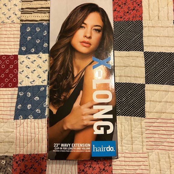 Holiday Hair! Long Wavy Hairdo Extension Dark Blond 23 inch. Hair Piece, wig - Picture 2 of 7